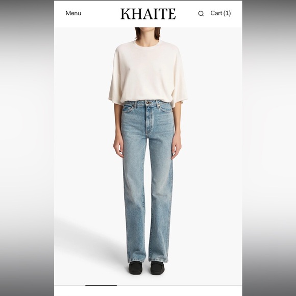 KHAITE Danielle stretch Jean in Bryce - Picture 2 of 7